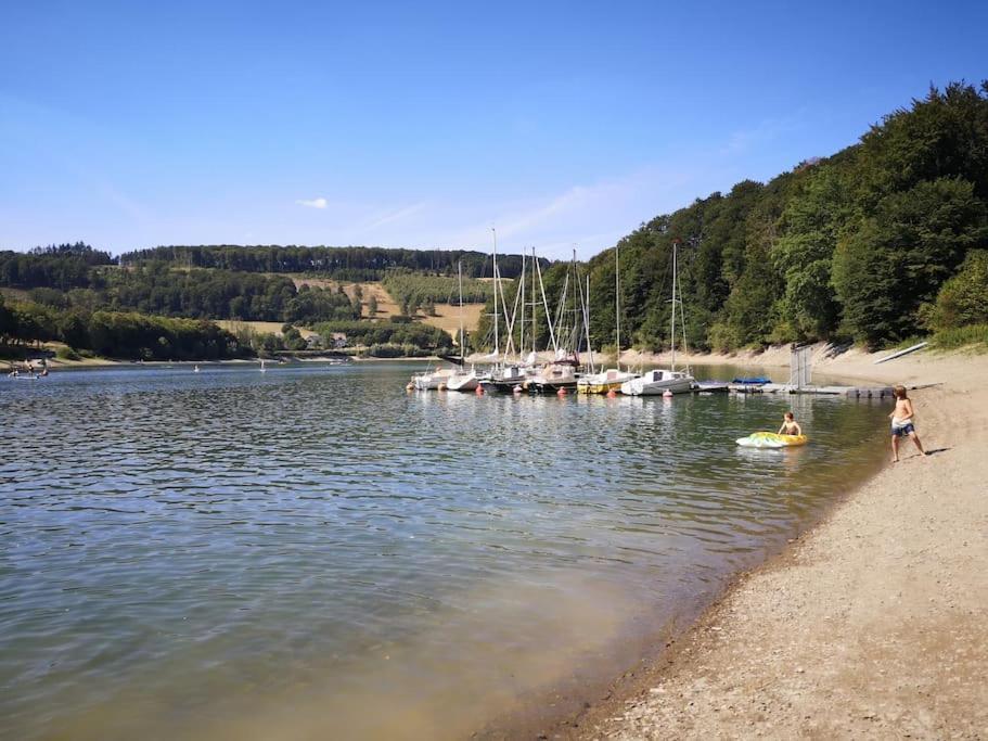 Ferienhaus Lena Im Sauerland Direkt Am Hennesee Meschede Eksteriør billede